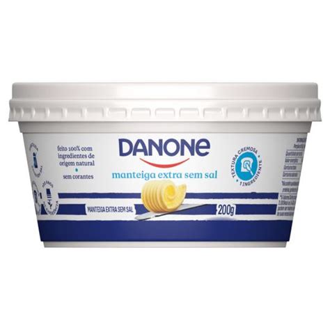 Manteiga Extra Sem Sal Danone Pote G Sonda Supermercado Delivery