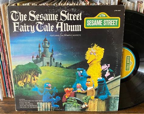 The Sesame Street Fairy Tale Album Vintage Vinyl Record Etsy