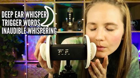 ASMR Close Up Whisper You Can FEEL Inaudible Whisper Trigger Words