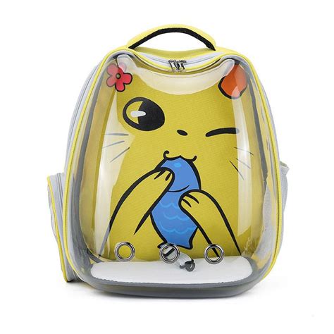 Jual Tas Ransel Transparan Astronot Kucing Anjing Kelinci Pet Cargo