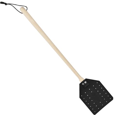 Shaotellme Sturdy Leather Fly Swatter For Indoors Heavy Duty Flyswatter