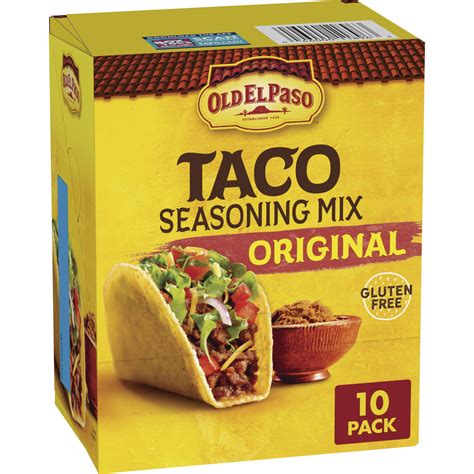 Old El Paso Original Taco Seasoning Mix 10 Pack Walmart