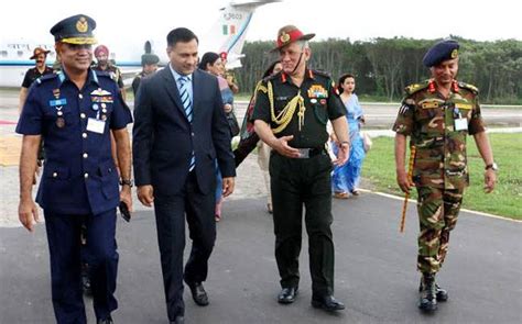 Indian Army Chief General Bipin Rawat Arrives In Dhaka For Day Visit