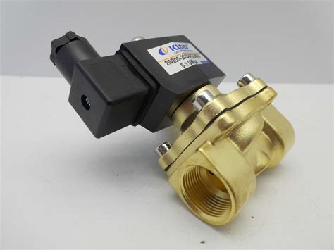 VÁLVULA SOLENOIDE IMPERMEABLE KLOD IP65 AIRE AGUA GASÓLEO LATÓN