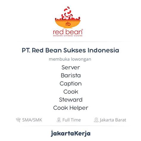 Lowongan Kerja Server Barista Caption Cook Steward Cook