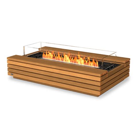 EcoSmart Fire Cosmo 50 Teak Vuurtafel Kopen Haard Nl