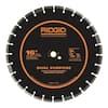 Ridgid In Dual Purpose Walk Behind Saw Diamond Blade Hd Cc X The