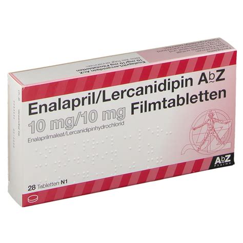 Enalaprillercanidipin Abz 10 Mg10 Mg Filmtabl 28 St Shop