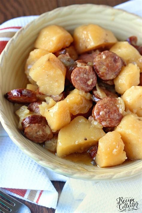 Crockpot Sausage And Potatoes Diary Of A Recipe Collector