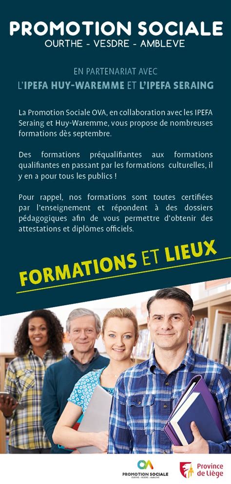 Rentr E Formation Promotion Sociale Ova Aywaille La