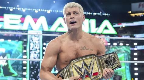 Backstage News On Plans For Cody Rhodes WWE Title Reign