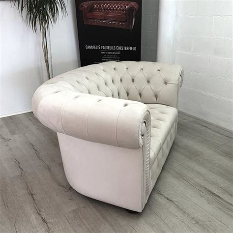 Fauteuil Chesterfield Wexford tissus Technisalons Canapés et