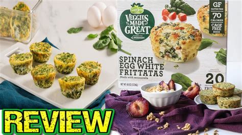 Garden Lites Veggies Made Great Spinach Egg White Frittatas Review