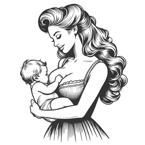 Mother Clipart Images Black And White