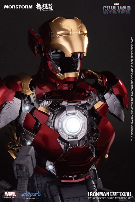 Morstorm Iron Man Mark Bust Plastic Model Kit Toys Apollo