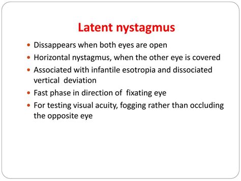 PPT - NYSTAGMUS PowerPoint Presentation, free download - ID:6557095