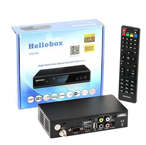 Hellobox V Hd Satellite Receiver Support Cccam Power Vu Dvb S Built