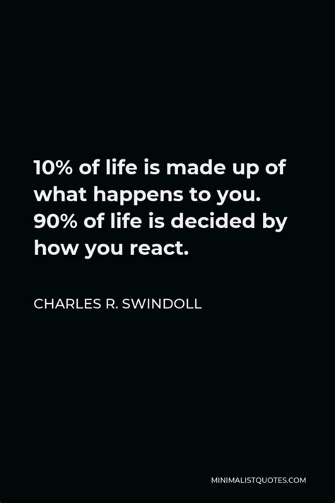 Charles R Swindoll Quote When Christ Becomes Our Central Focus