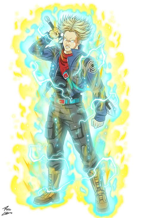 Super Saiyan Rage Future Trunks Dbu By Phil Cho On Deviantart