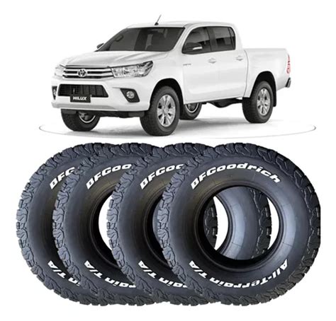 Kit Pneus Remold Bf Goodrich X X Para Toyota Hilux