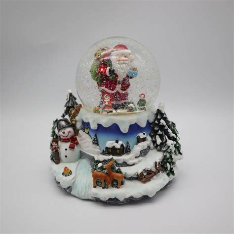 Redeco Resin Crafts Christmas Custom Mini Snow Globes Wholesale