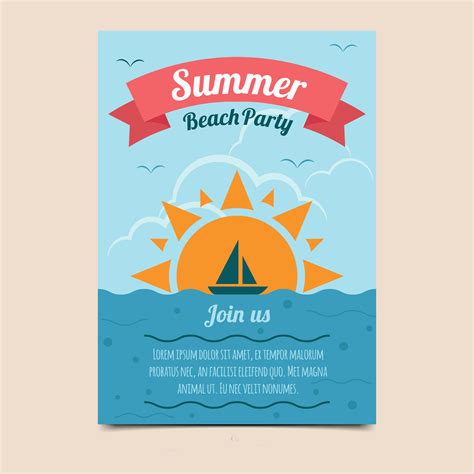 Summer Party Invitations