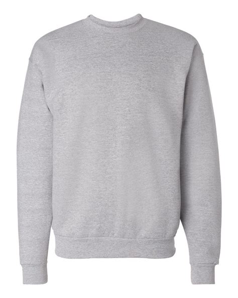 Hanes Ecosmart Crewneck Sweatshirt P160 Light Steel Large