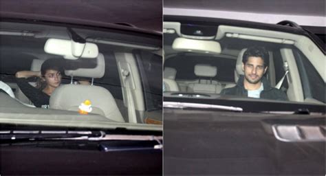 Trouble In Rumoured Couple Sidharth Malhotra And Alia Bhatts Paradise