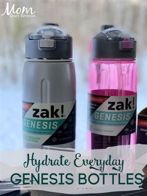 Hydrate Everyday With Genesis Bottles From Zak Designs Sweet2020 Mom