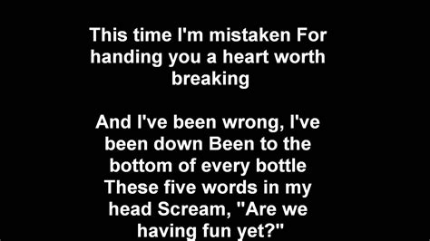 Nickelback How You Remind Me Lyrics Hq Hd Youtube