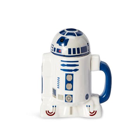 Star Wars Mug - 10oz R2D2 Cup with Removable Helmet Mug