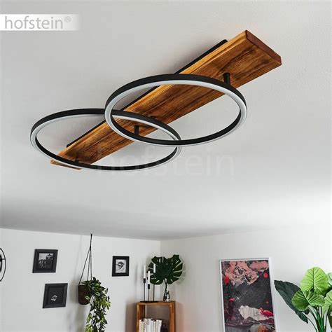 Moderne LED Decken Lampen Holz Ess Wohn Schlaf Zimmer Beleuchtung Flur