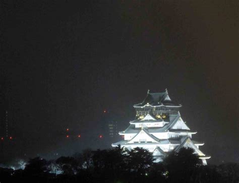 Osaka-castle-at-night-(2) - escape eat explore