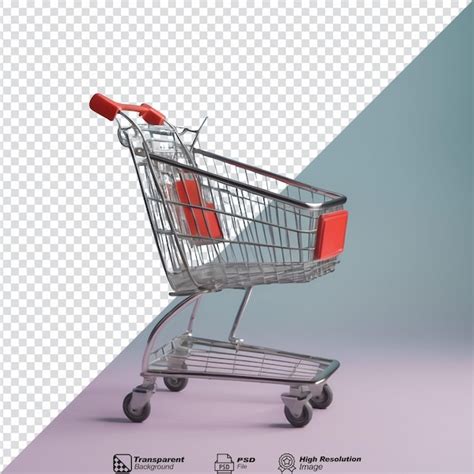 Carrinho De Compras Isolado Sobre Um Fundo Transparente Psd Premium