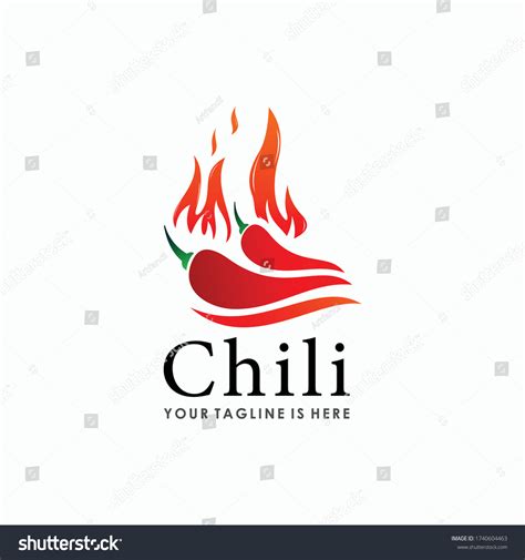 Creative Hot Chili Logo Concept Design Stock Vector Royalty Free 1740604463 Shutterstock