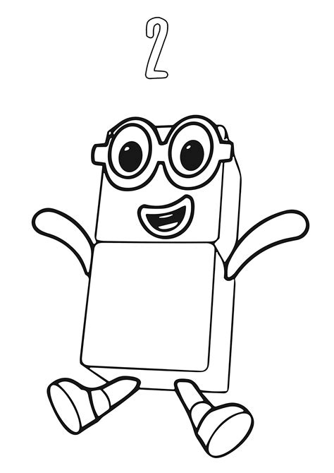 Numberblocks Numberblocks Coloriages Faciles Pour Enfants