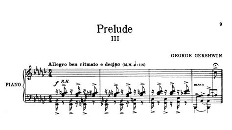 George Gershwin Prelude No 3 Piano Solo YouTube