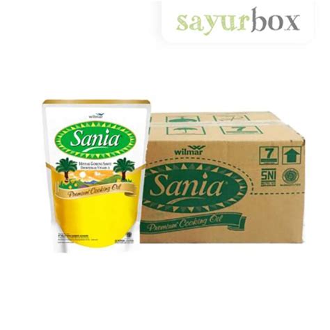 Jual Sania Minyak Goreng Pouch 2 Liter X 6 Pcs 1 Kardus Sayurbox JKT