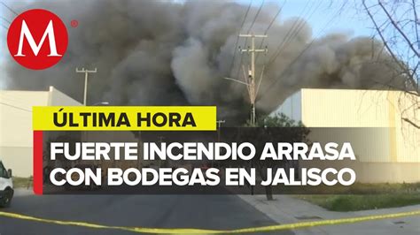 Se incendia bodega de plásticos en Tlajomulco Jalisco YouTube