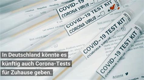 Jens Spahn macht Hoffnung auf Corona Tests für Zuhause GMX