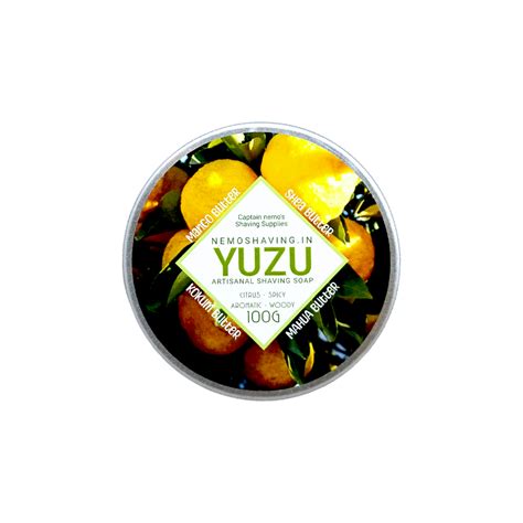 Captain Nemos Yuzu Shaving Soap 100g Captain Nemo S Shaving Supplies