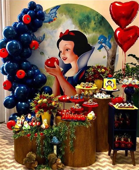 Tema Branca De Neve Ideias De Decora O Cantinho Art S Magic