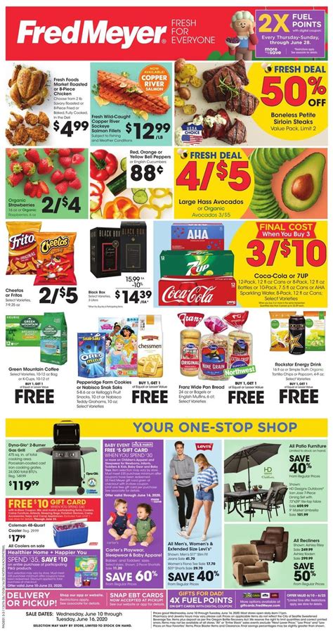 FRED MEYER WEEKLY AD CIRCULAR VALID 06 10 06 16 2020 Weekly Ads