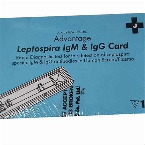 J Mitra Leptospria Igm And Igg Card Rapid Test Kits At Rs 900 In Vasai