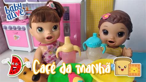 Baby Alive Faz Caf Da Manh Sua Mam E Baby Alive Divers O Youtube