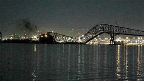 Major Bridge In Us State Of Maryland Collapses After Cargo Ship Collision