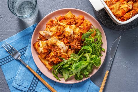 Gratin De Rigatoni Aux Trois Fromages Recette Hellofresh