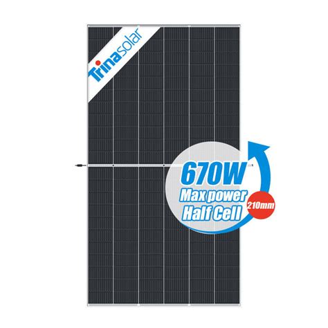 Trina Solar Panel Solar Power System 650W 660W 670W Mono Solar Panel