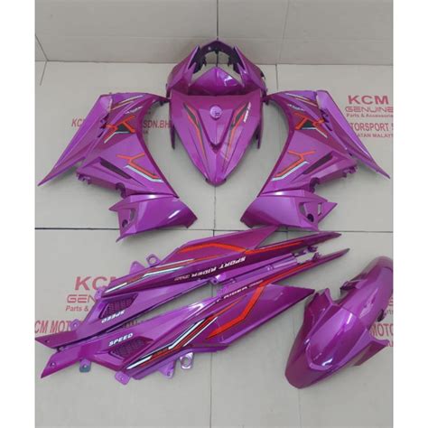 COVERSET SYM SPORT RIDER 125i ORIGINAL SIAP TAMPAL STICKER Shopee