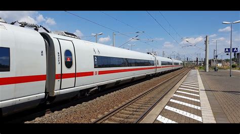 Durchfahrt Ice Singen Hohentwiel In Bitterfeld In Richtung Halle